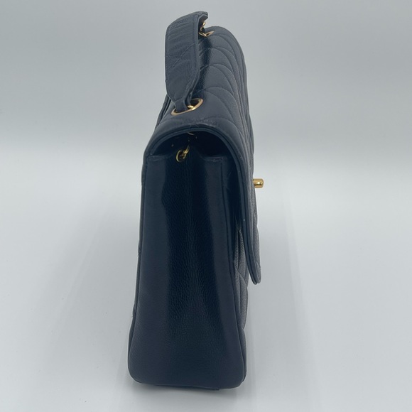 Chanel 1996 Classic Single Flap Square Medium Blue - Picture 3 of 16